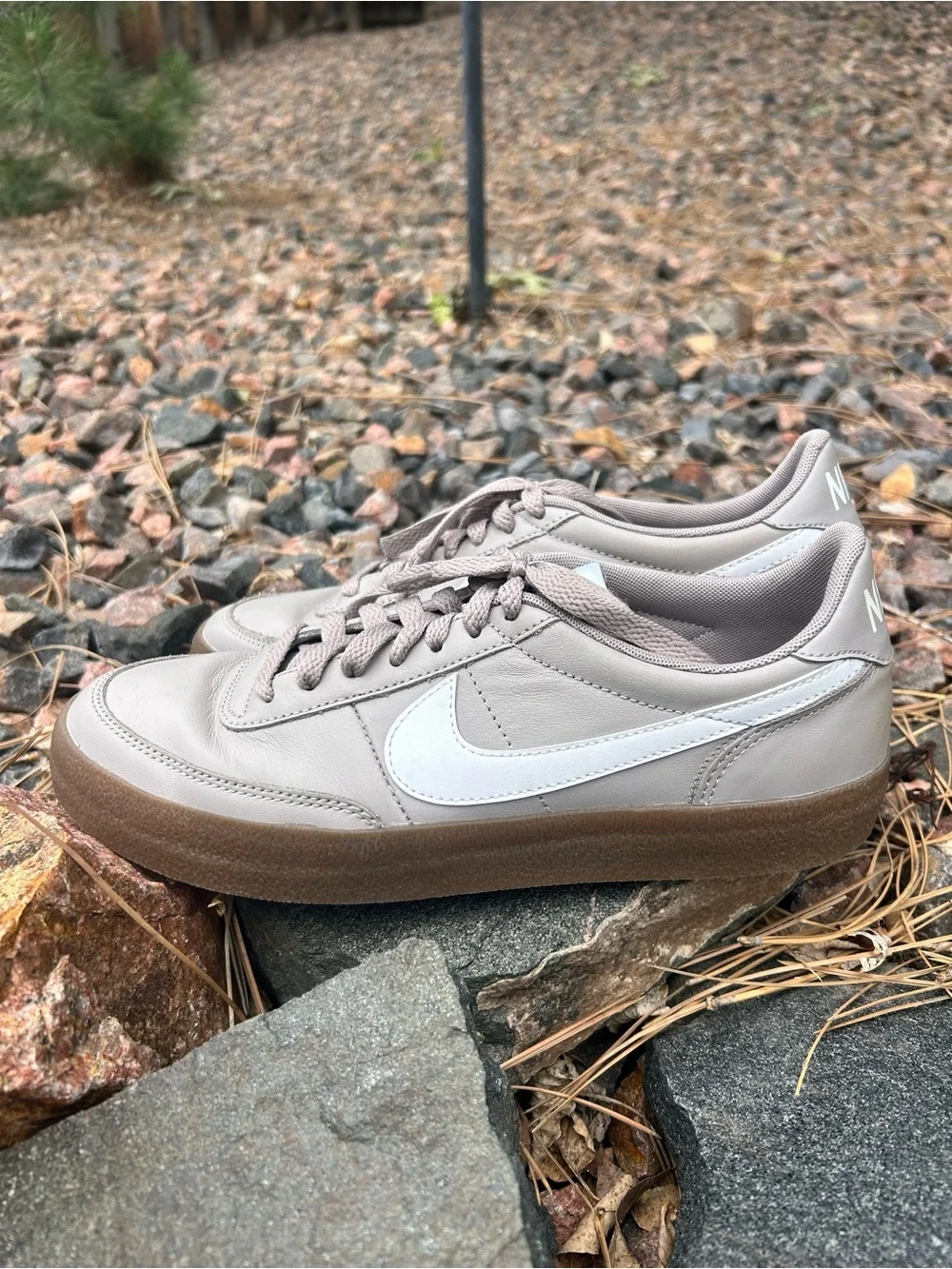 Nike Mens Killshot 2 Leather College Gray Mauve Size 7.5
